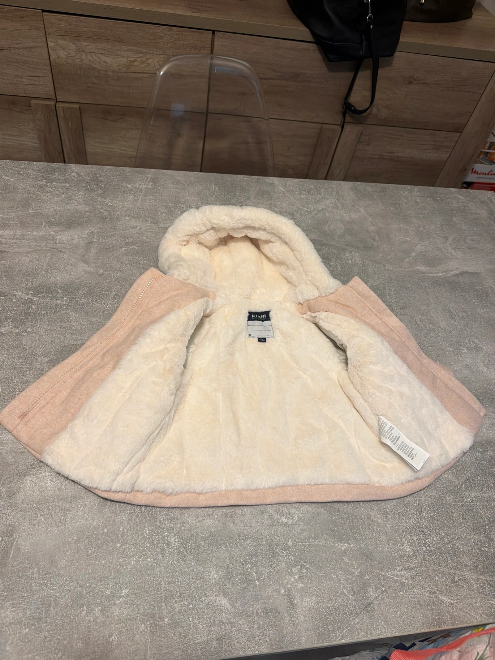 Abrigo para niña de 9 meses de Kiabi color rosa en muy buen estado – photo 4